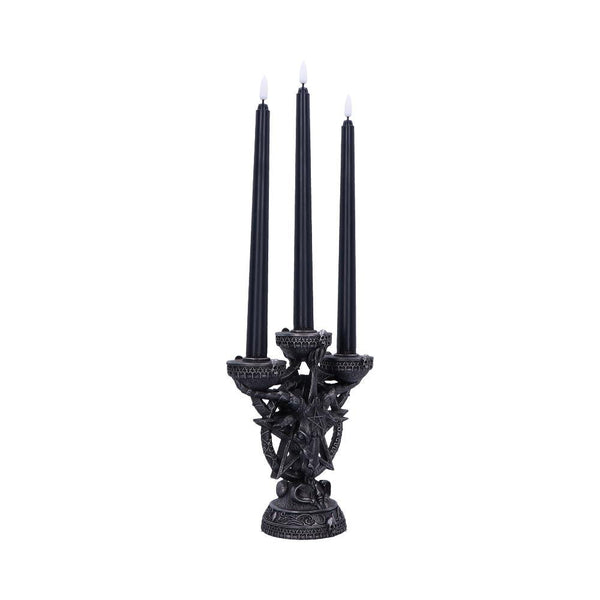 Baphomet's Radiance Candelabra 46cm - GiftMasters.co.uk
