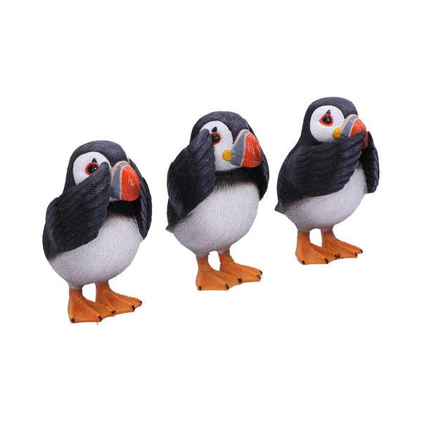 Three Wise Puffins 9cm Ornament - GiftMasters.co.uk