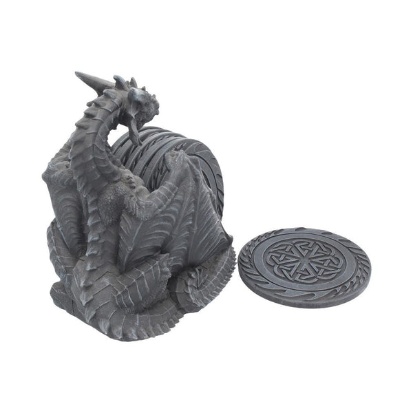 Dragons Lair Coaster Set 16.5cm - GiftMasters.co.uk