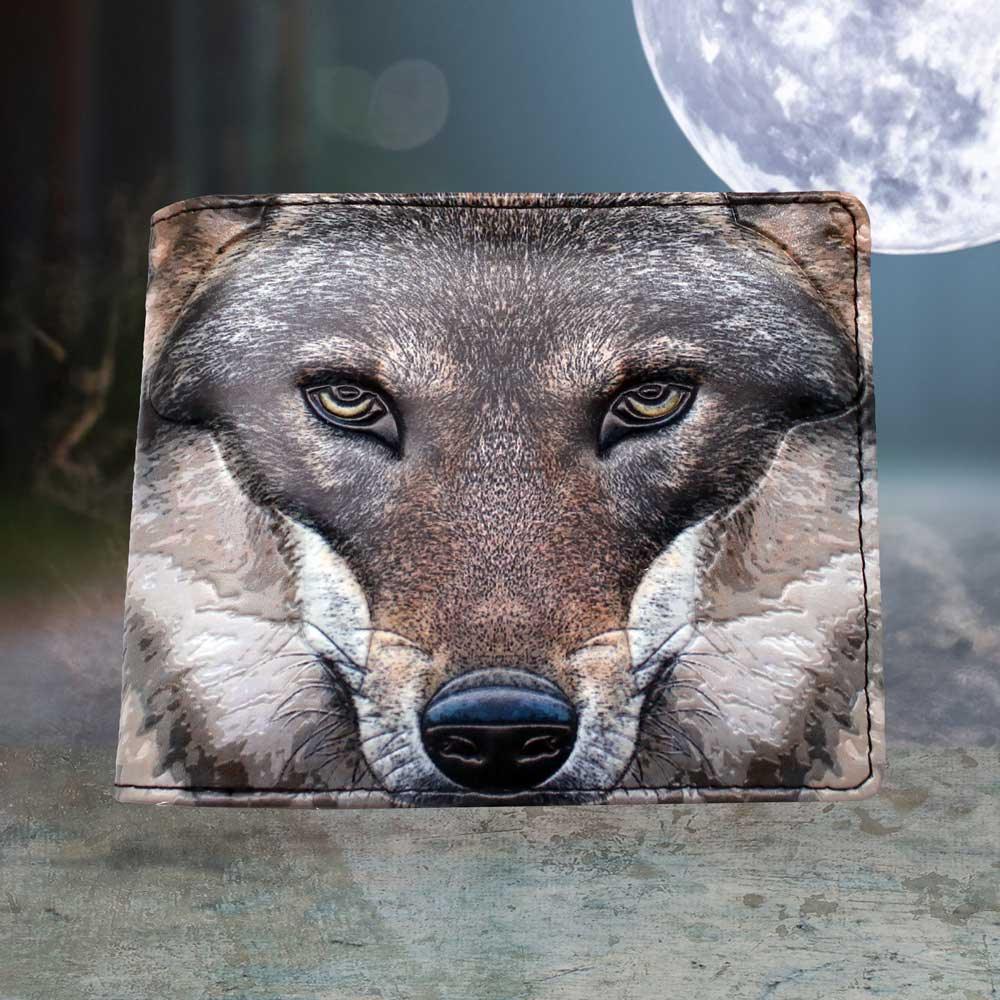 Wallet - Portrait of a Wolf 11cm - Buy Wallets at GiftMasters.co.uk