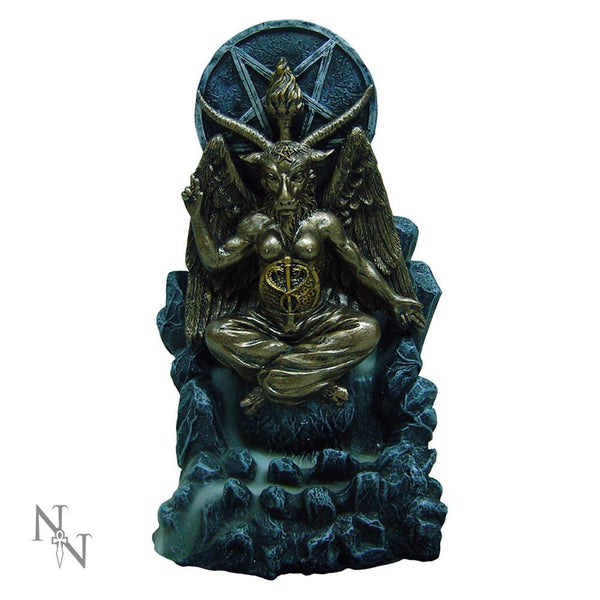 Baphomet Backflow Incense Burner 18cm - GiftMasters.co.uk