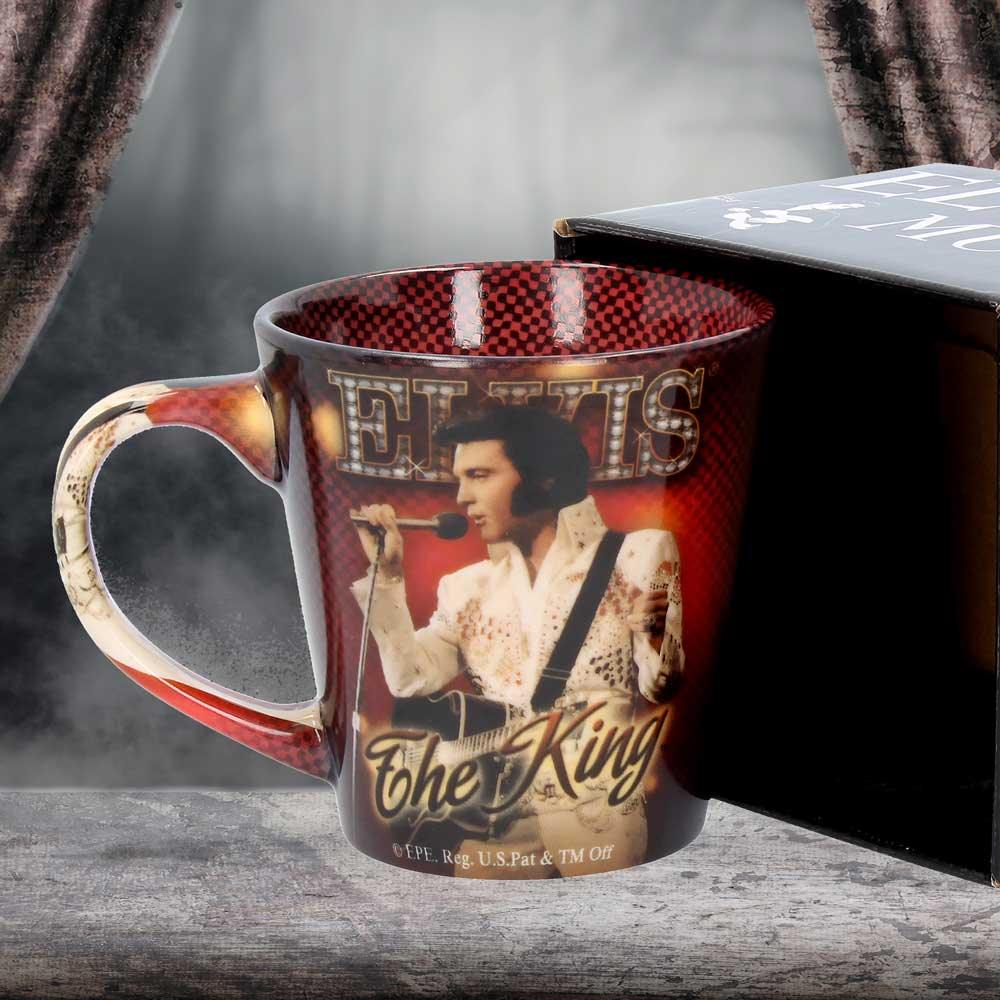 Mug - Elvis - The King 12oz - Buy Mugs at GiftMasters.co.uk