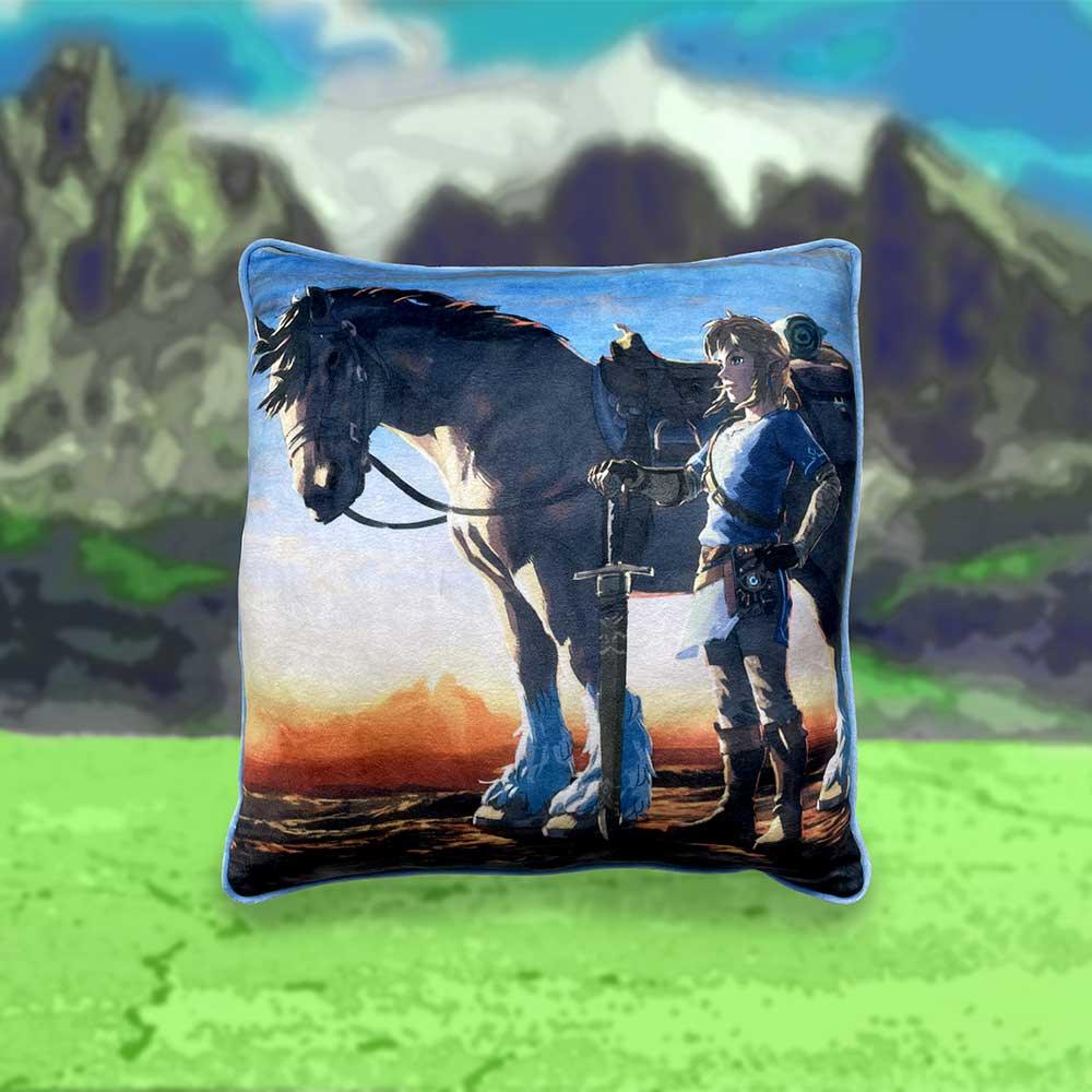 Legend of Zelda Breath of the Wild Cushion 40cm - Buy Cushions at GiftMasters.co.uk