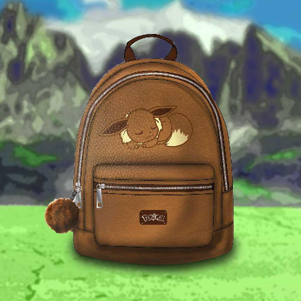 Pok√©mon Sleeping Eevee Backpack 28cm - Buy Bags at GiftMasters.co.uk