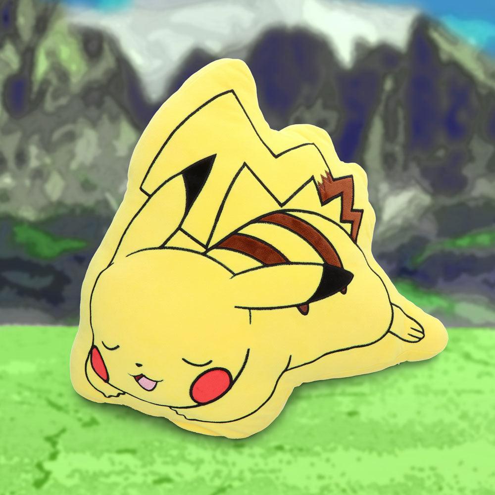 Pok√©mon Sleeping Pikachu Cushion 50cm - Buy Cushions at GiftMasters.co.uk