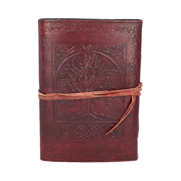 Tree Of Life Leather Embossed Journal 18 x 25cm - GiftMasters.co.uk