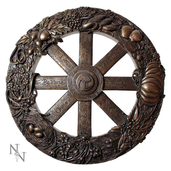Wheel Of The Year Plaque 25cm - GiftMasters.co.uk