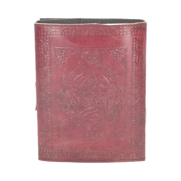 Pentagram Leather Journal w/lock 15 x 21cm - GiftMasters.co.uk