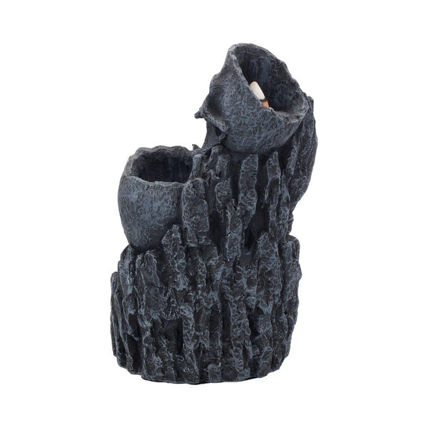 Skull Backflow Incense Tower 17.5cm - GiftMasters.co.uk