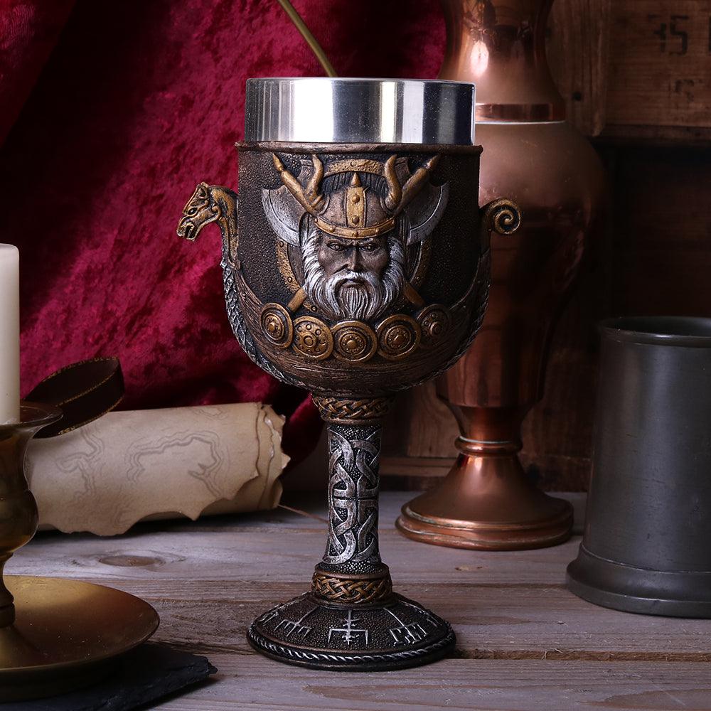 Valhalla Goblet 17cm - Buy Goblets & Chalices at GiftMasters.co.uk