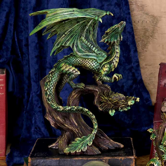 Adult Forest Dragon (AS) 25.5cm Ornament - Buy Figurines Medium (15-29cm) at GiftMasters.co.uk