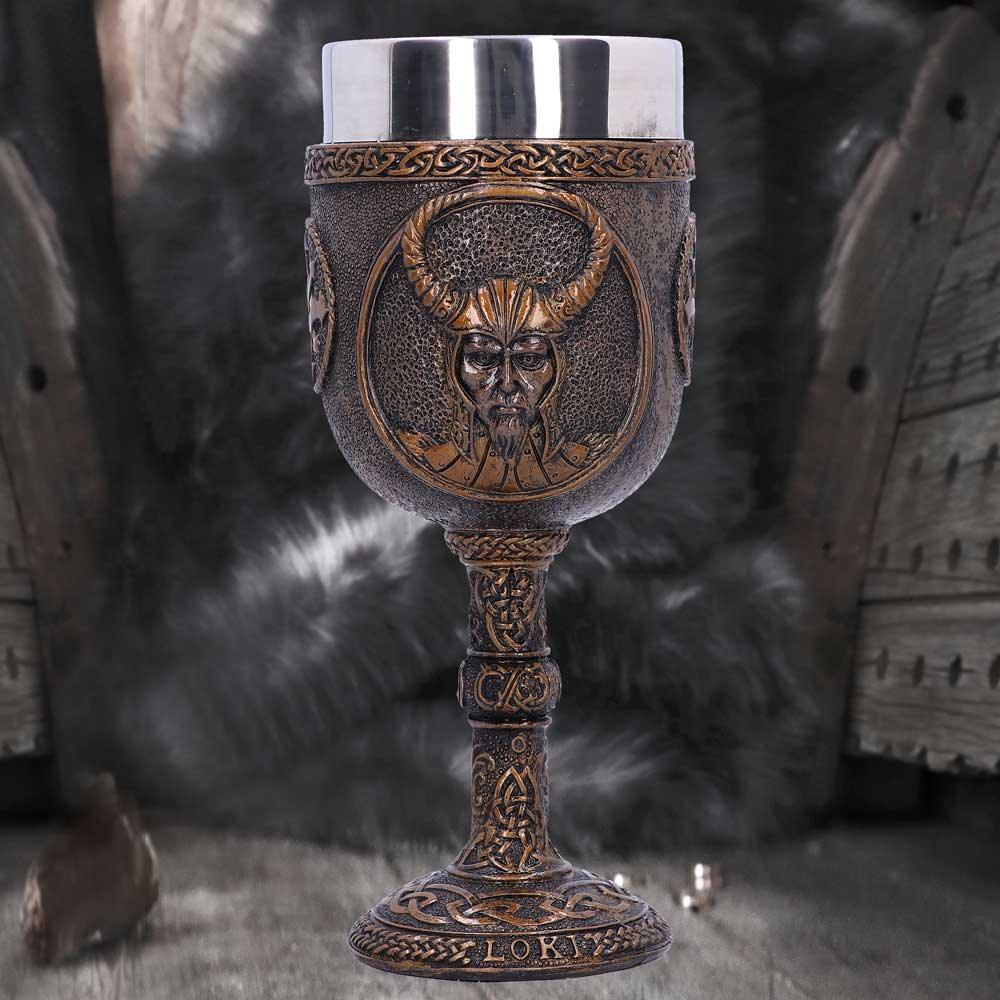 Loki Goblet 17cm - Buy Goblets & Chalices at GiftMasters.co.uk