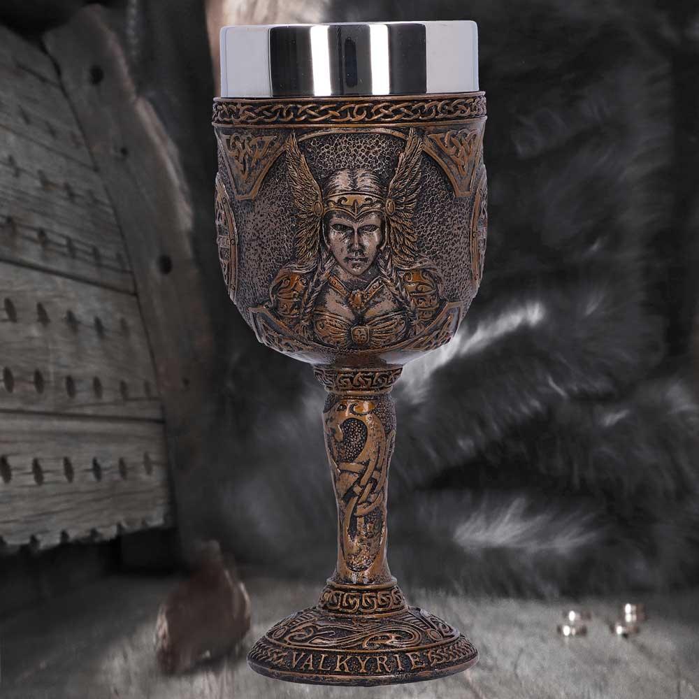 Valkyrie Goblet 17cm - Buy Goblets & Chalices at GiftMasters.co.uk