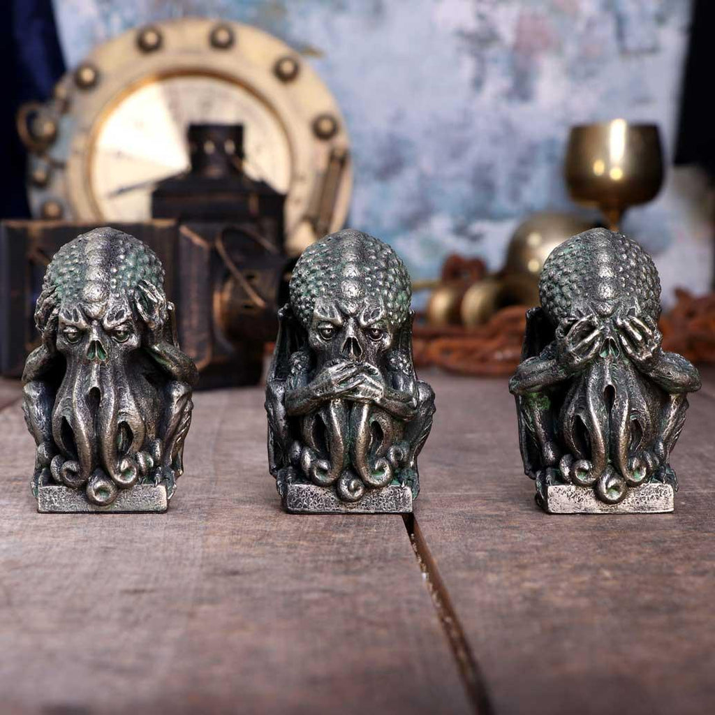 Three Wise Cthulhu 7.6cm Ornament