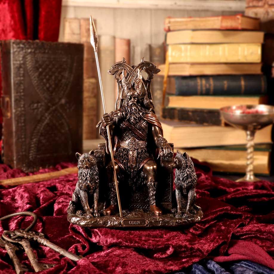 Odin - All Father 22cm Ornament - Buy Figurines Medium (15-29cm) at GiftMasters.co.uk