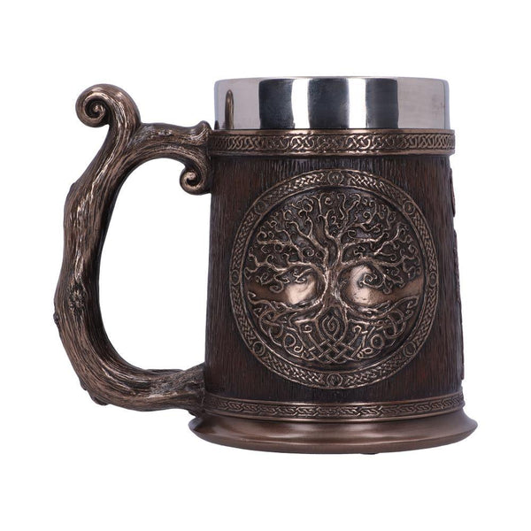 Tree of Life Tankard 16cm - GiftMasters.co.uk