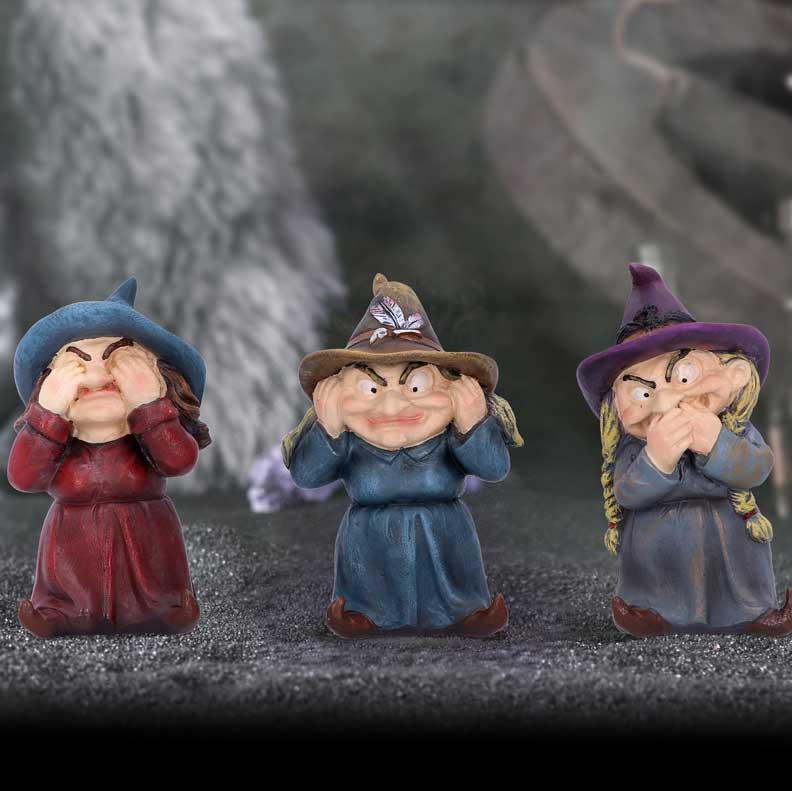 Three Wise Witches 9.3cm Ornament - Buy Figurines Small (Under 15cm) at GiftMasters.co.uk