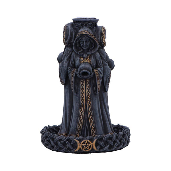 Triple Moon Goddess Backflow Incense Burner 15.5cm - GiftMasters.co.uk