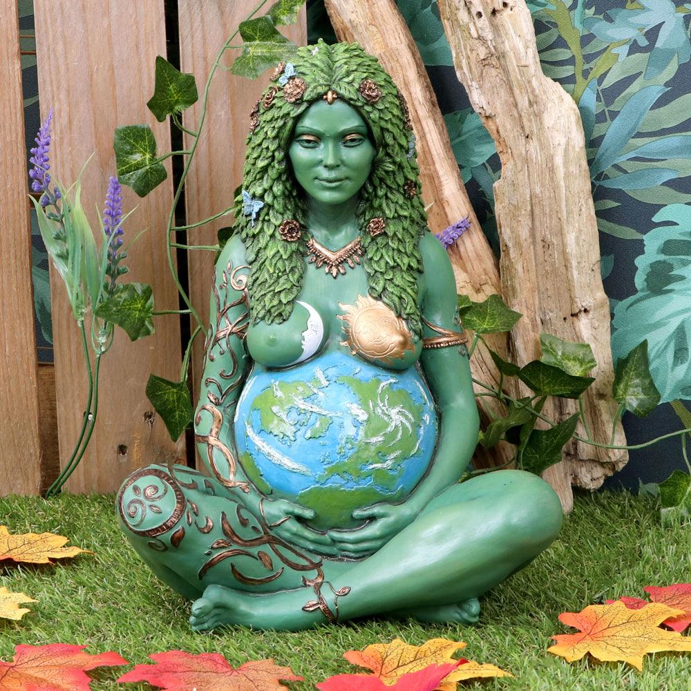 Mother Earth Art Statue (Painted,Large) 30cm Ornament