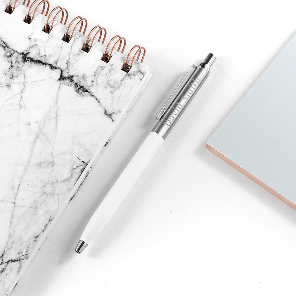 Engraved Classic Script Ballpoint Pen - Buy Metal Accessories at GiftMasters.co.uk