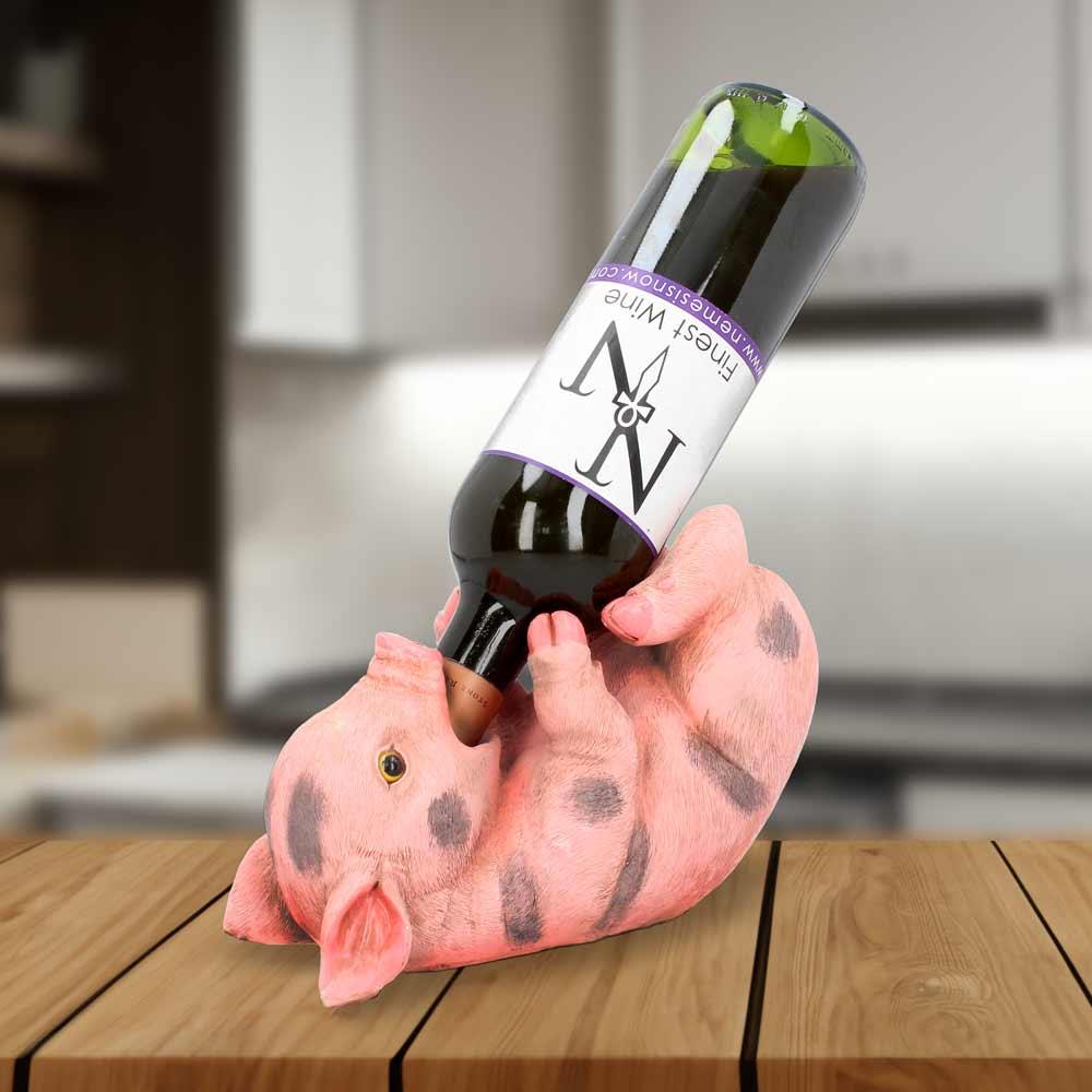 Guzzlers - Pig 25cm - Buy Guzzlers & Wine Bottle Holders at GiftMasters.co.uk