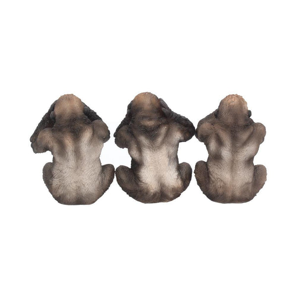 Three Wise Gorillas 13cm Ornament - GiftMasters.co.uk