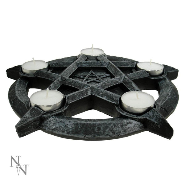Pentagram Tealights 26cm - GiftMasters.co.uk