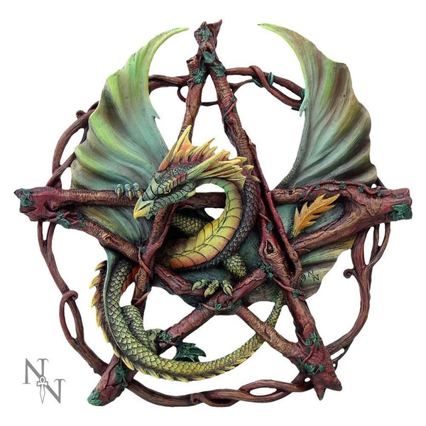 Forest Pentagram Dragon 32.5cm - GiftMasters.co.uk