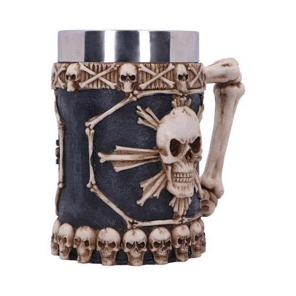 Large Tankard of Skulls 16cm - GiftMasters.co.uk