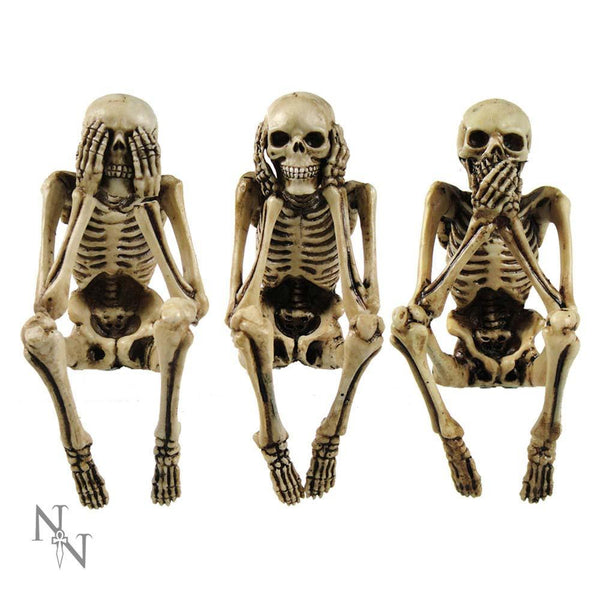 Three Wise Skeleton 10cm - GiftMasters.co.uk