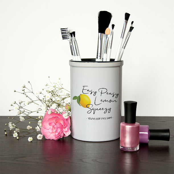 Easy Peasy Lemon Squeezy Brush Holder - Buy Ceramic Holders at GiftMasters.co.uk