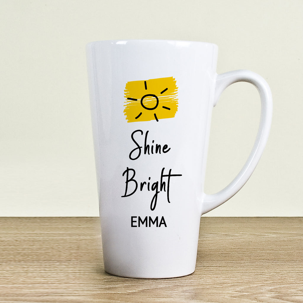 Shine Bright Latte Mug - GiftMasters.co.uk