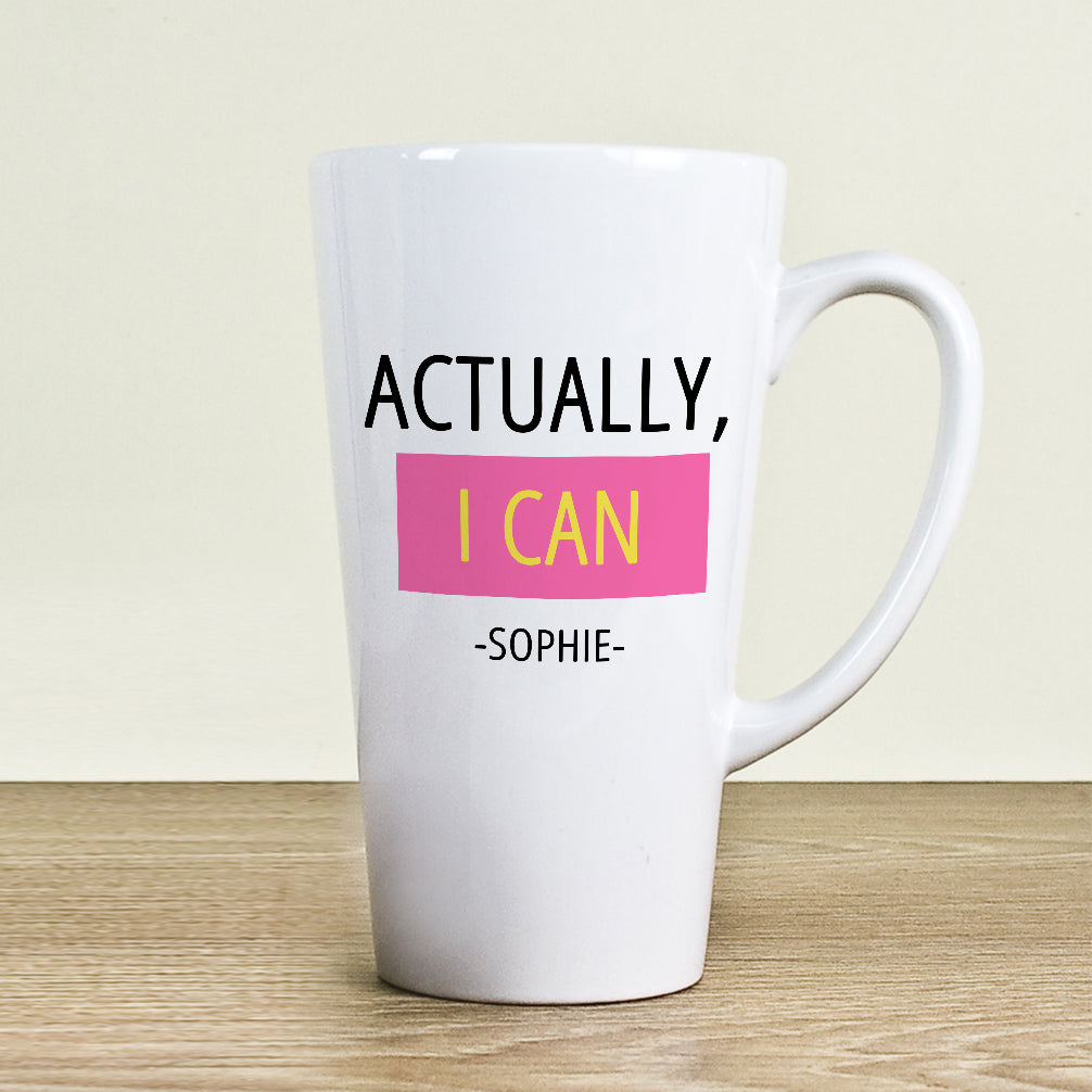 Actually I Can Latte Mug - Buy Ceramic Mugs at GiftMasters.co.uk