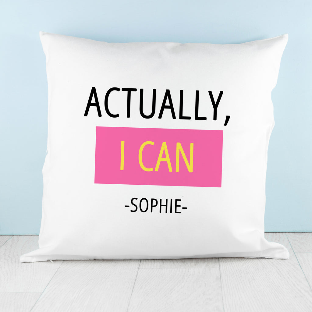 Actually I Can Cushion Cover - Buy Textile Cushion Covers at GiftMasters.co.uk