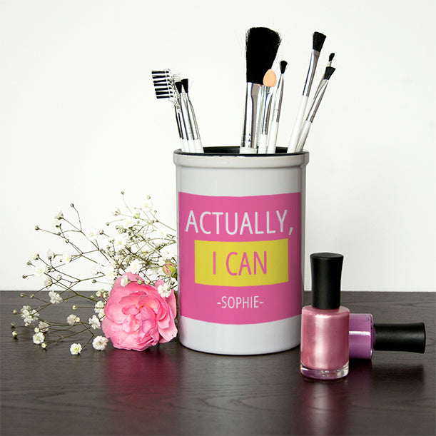 Actually I Can Brush Holder - Buy Ceramic Holders at GiftMasters.co.uk