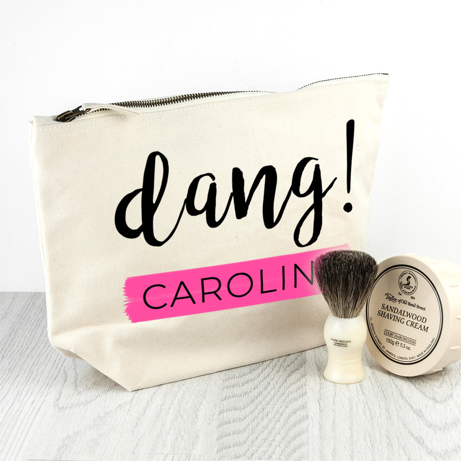 Dang Cream Wash Bag - Buy Textile Bags at GiftMasters.co.uk