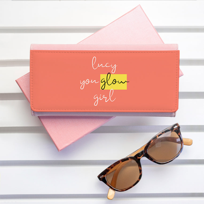 You Glow Girl Pink Wallet - Buy Leather Accessories at GiftMasters.co.uk