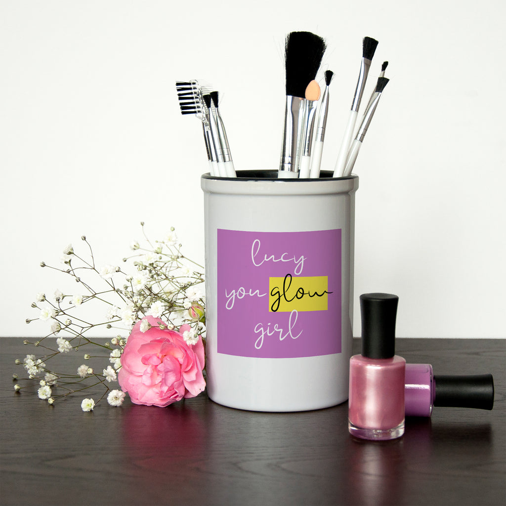 You Glow Girl Brush Holder