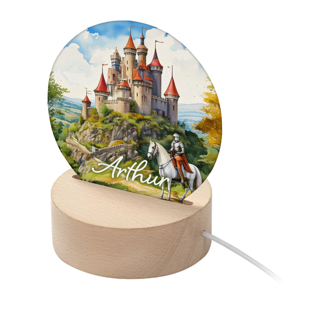 Personalised Kid's Fairy Tale Knight LED Night Light - Buy Night Lights at GiftMasters.co.uk