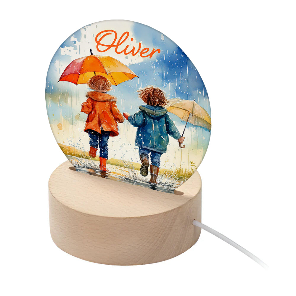 Personalised Kid's Muddy Puddles LED Night Light - Buy Night Lights at GiftMasters.co.uk