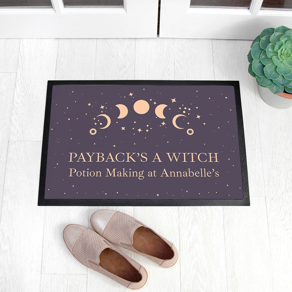 Personalised Celestial Moon Phase Indoor Doormat - Buy Rubber Doormat at GiftMasters.co.uk