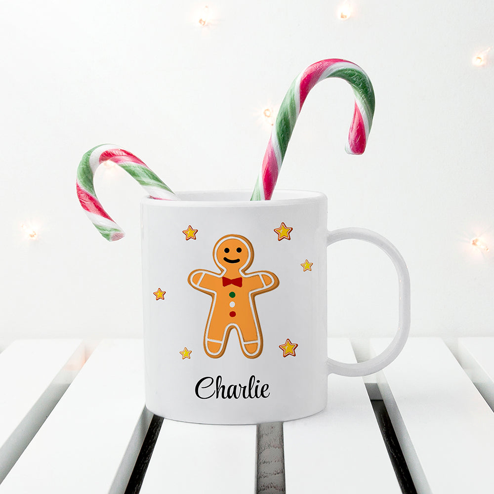 Personalised Gingerbread Kids Polymer Mug - Buy Plastic at GiftMasters.co.uk