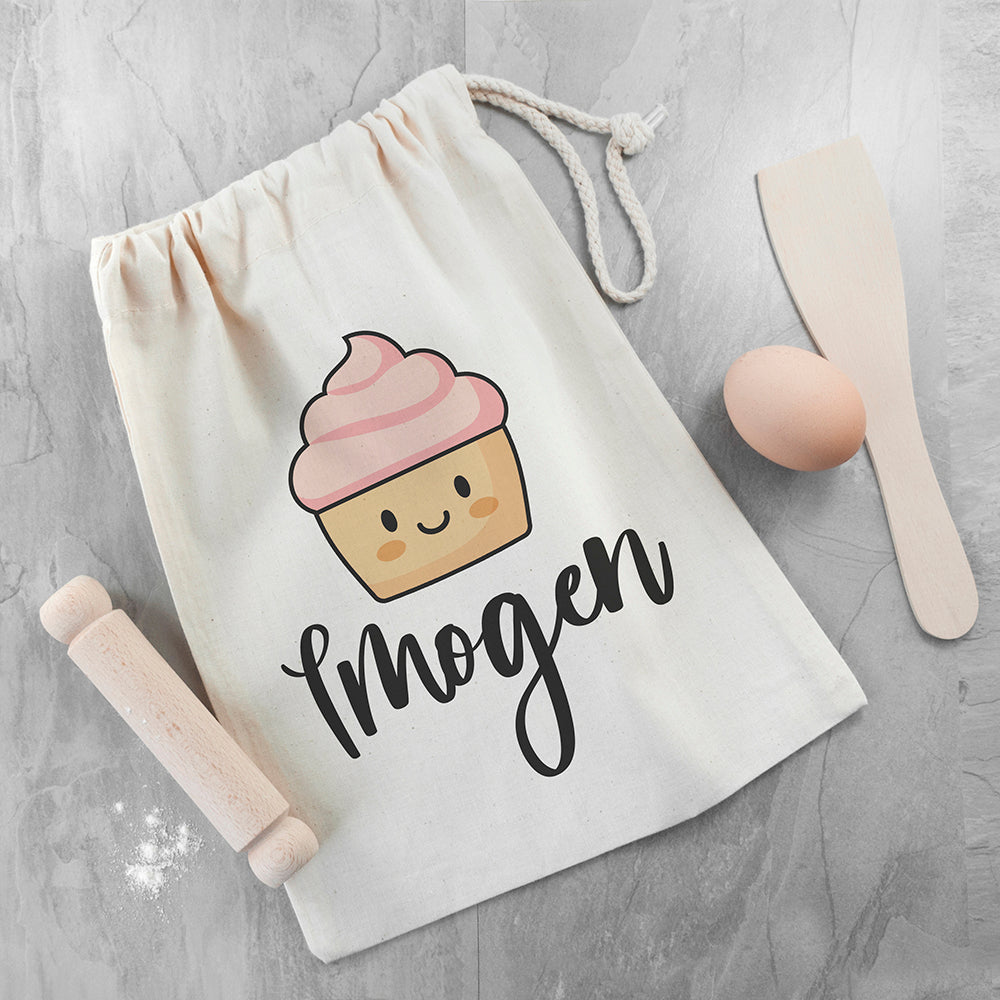 Personalised Kids Cupcake Baking Set - Buy Wooden Accessories at GiftMasters.co.uk