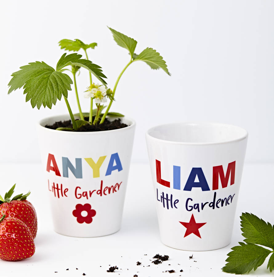Personalised Kid's Plant Pot - Buy Ceramic Decorations at GiftMasters.co.uk