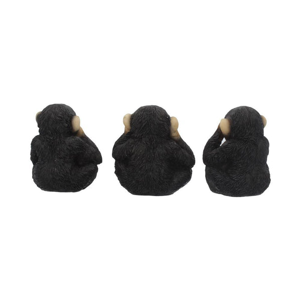 Three Wise Chimps 8cm Ornament - GiftMasters.co.uk