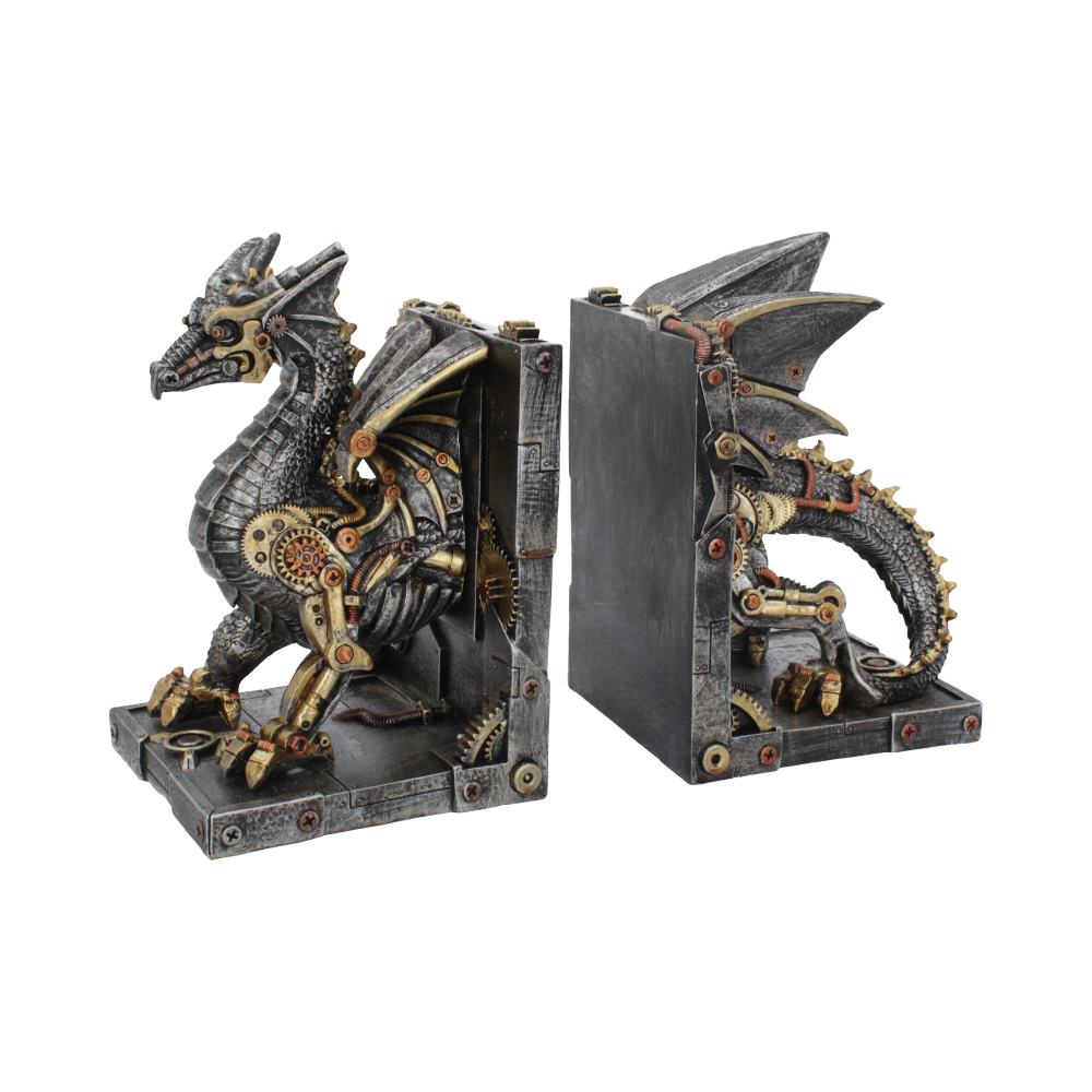 Dracus Machina Bookends 27cm - Buy Bookends at GiftMasters.co.uk