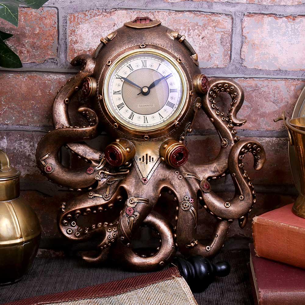 Octoclock 26cm - Buy Clocks at GiftMasters.co.uk