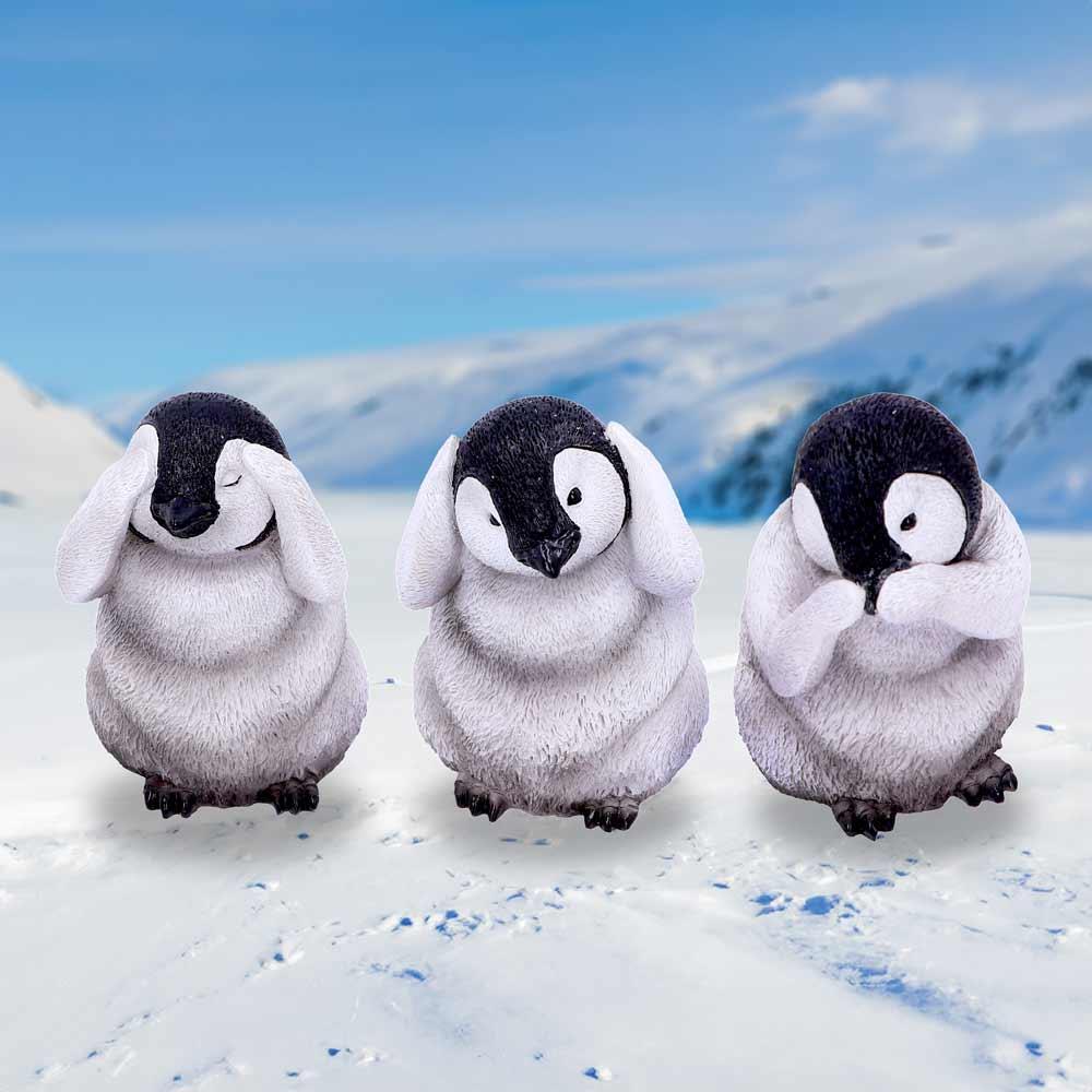 Three Wise Penguins 8.7cm Ornament