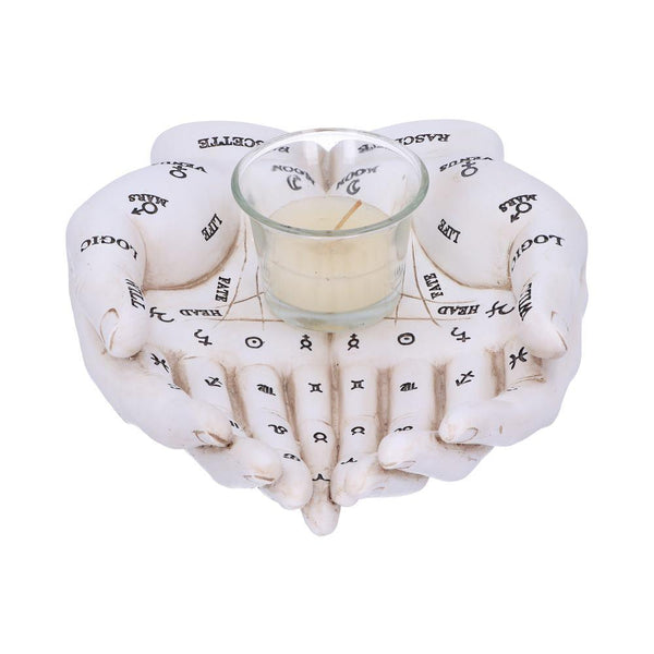 Palmist's Guide (White) 22.3cm - GiftMasters.co.uk