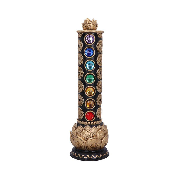 Chakra Totem Incense Burner 31cm - GiftMasters.co.uk